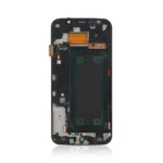 7B Genuine LCD Screen For Samsung Galaxy S6 Edge G925 With Frame and Touchpad Black Sapphire