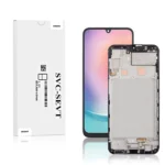 81A Genuine LCD Screen for Samsung Galaxy A24 4G A245F with Frame and Touchpad Black GH82-31240A