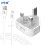ANG TC05A Single USB Adaptor 2.1A With Micro Cable - Image 2