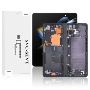 Genuine LCD Screen For Samsung Galaxy Z FOLD 4 5G (F936B) With Frame and Touchpad Inner - Black (GH82-29461A)