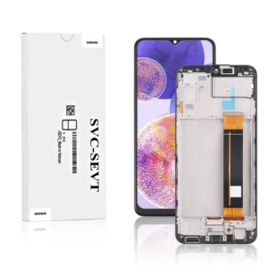 91A Genuine LCD Screen For Samsung Galaxy A23 4G A235F With Frame Black (GH82-28657A)