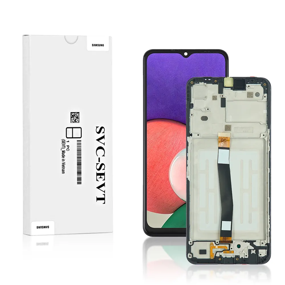 92A Genuine LCD Screen For Samsung Galaxy A22 5G A226B With Frame Black (GH81-20694A) 92A Genuine LCD Screen For Samsung Galaxy A22 5G A226B With Frame Black (GH81-20694A)