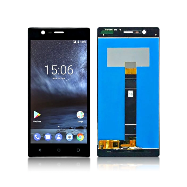 Replacement LCD Screen Display and Touch for Nokia 3 Black - No Frame