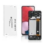 98A Genuine LCD Screen For Samsung Galaxy A13 A137F With Frame Black (GH82-29228A)