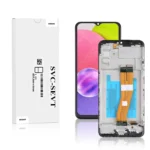 99A Genuine LCD Screen For Samsung Galaxy A03S A037F With Frame Black (GH81-21233A)