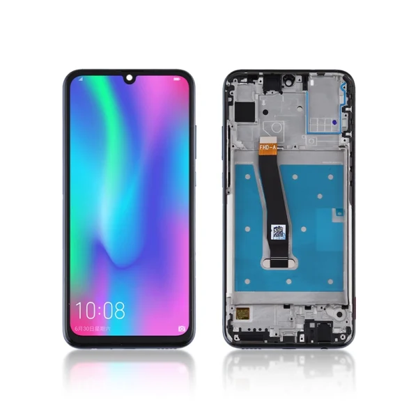 Replacement LCD Screen Display Touch and Digitizer Assembly for Honor 10 Lite Black - With Frame - Image 1