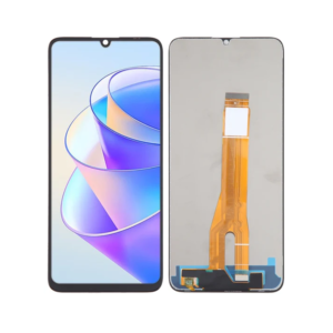 Replacement LCD Screen Display Touch and Digitizer Assembly for Honor X7a Black - No Frame