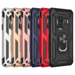 9A Slim Shockproof Ring Armor Stand Phone Cover Case for Samsung Galaxy S9 G960F Main