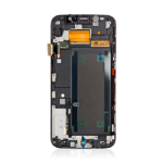 9B Genuine LCD Screen For Samsung Galaxy S6 Edge (G925) With Frame and Touchpad - White Pearl (GH97-17162B)