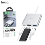 9B HOCO type -c hub HB14 Easy Use USB 3.0+HDTV+PD