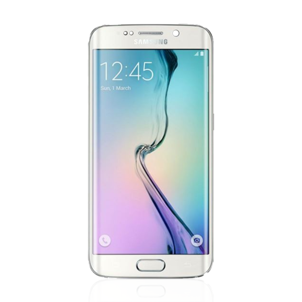 9C Genuine LCD Screen For Samsung Galaxy S6 Edge G925 With Frame and Touchpad White Pearl GH97 17162B iShine Trade T/A Boltify Limited