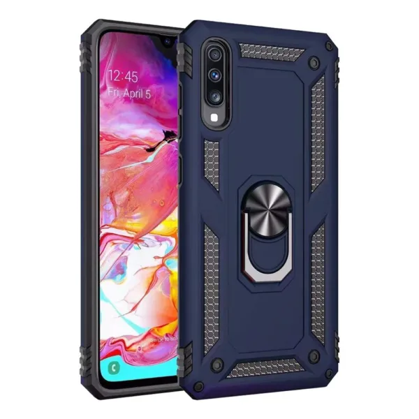 Blue RING ARMOR CASE Samsung Galaxy A60 iShine Trade T/A Boltify Limited