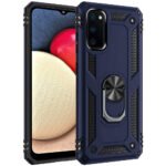 Slim Shockproof Ring Armor Stand Phone Case for Samsung Galaxy A02s - Image 2