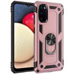 Slim Shockproof Ring Armor Stand Phone Case for Samsung Galaxy A02s - Image 4