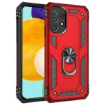 Compatible-Ring-Armor-Case-for-Samsung-Galaxy-A52-5G-SM-A526B-Red 2