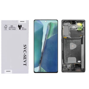 Genuine LCD Screen For Samsung Galaxy Note 20 5G (N980) With Frame & Touchpad - Black  (GH82-23733A)