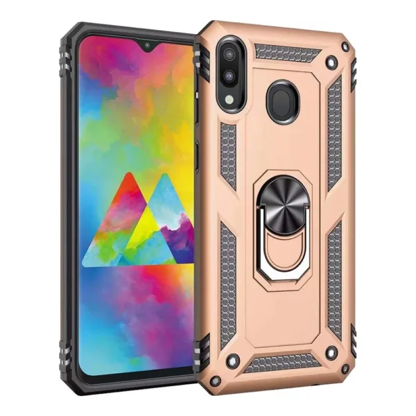 Gold RING ARMOR CASE Samsung Galaxy A30 iShine Trade T/A Boltify Limited