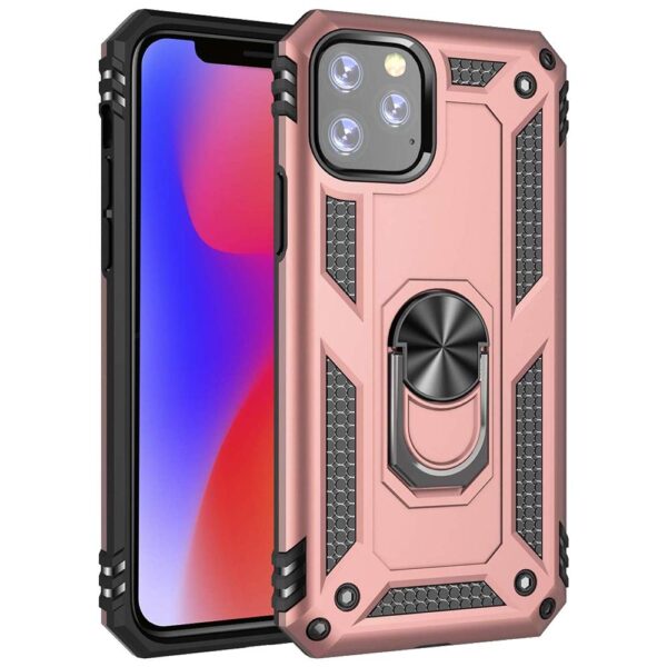 IPHONE 11 PRO RING ARMOR CASE rose gold iShine Trade T/A Boltify Limited
