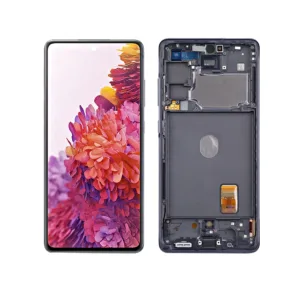 Replacement OLED LCD Screen For Samsung Galaxy S20 FE (G781) Black - With Frame