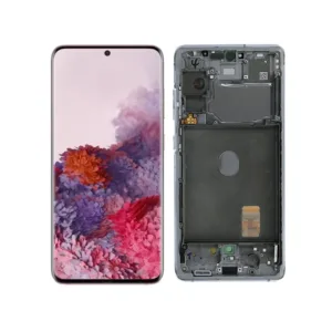 Replacement OLED LCD Screen For Samsung Galaxy S20 FE (G781) White - With Frame