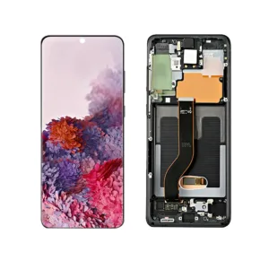 Replacement OLED LCD Screen For Samsung Galaxy S20 (G980) Black - With Frame