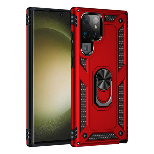 RING ARMOR CASE S23 ultra red iShine Trade T/A Boltify Limited
