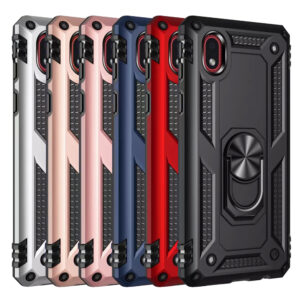 Slim Shockproof Ring Armor Stand Phone Case for Samsung Galaxy A01 Core