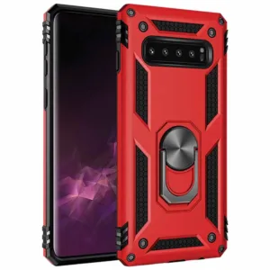 Slim Shockproof Ring Armor Stand Phone Case for Samsung Galaxy S10