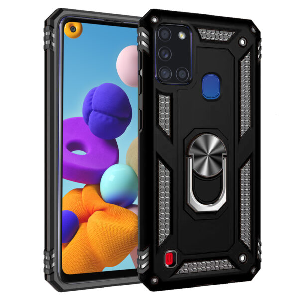 Ring Armor SAMSUNG A21s Blk iShine Trade T/A Boltify Limited