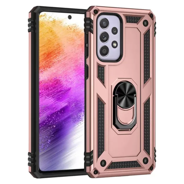 Ring Armor SAMSUNG A73 Rose Gold iShine Trade T/A Boltify Limited