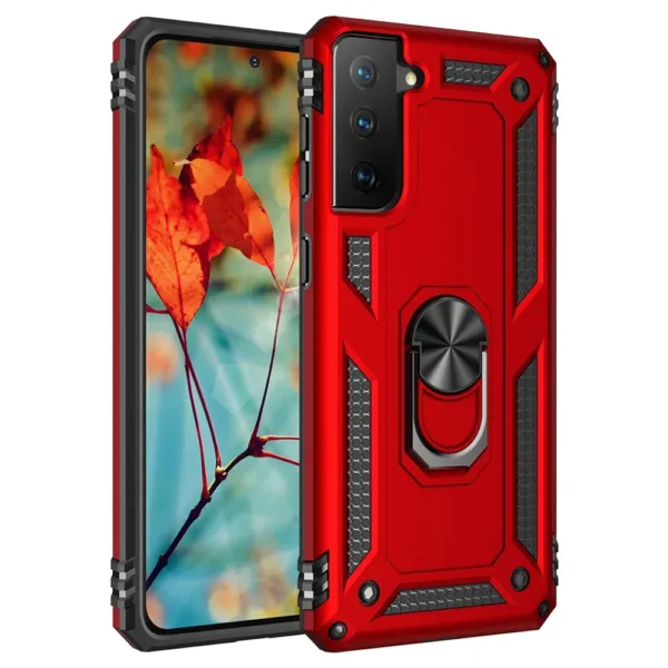 Ring Armor SAMSUNG S21fe Red iShine Trade T/A Boltify Limited