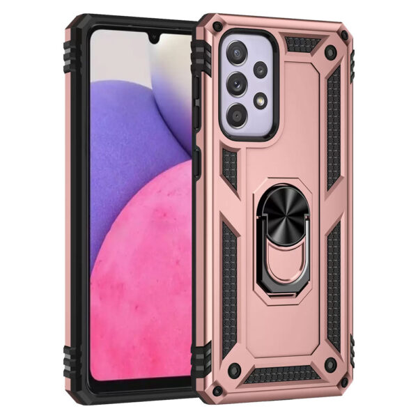 Ring armor case A23 5g Rose Gold iShine Trade T/A Boltify Limited