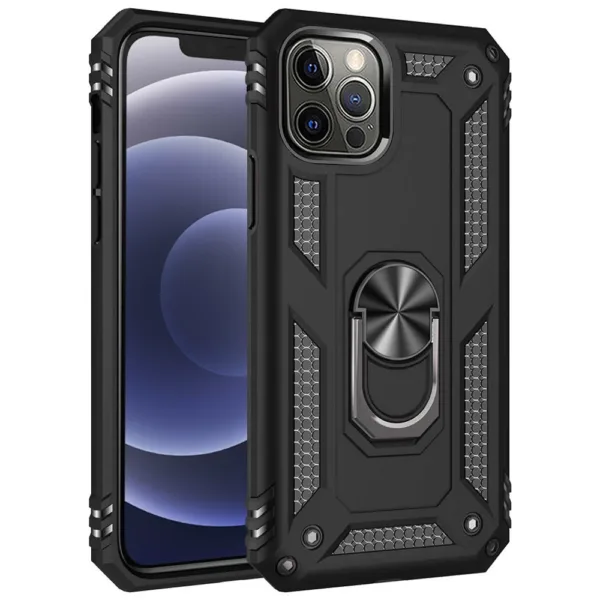 Ring armor case iphone 12 pro Black iShine Trade T/A Boltify Limited