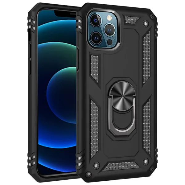 Ring armor case iphone 12 pro max Blk iShine Trade T/A Boltify Limited
