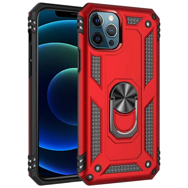 Ring armor case iphone 12 pro max red iShine Trade T/A Boltify Limited