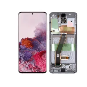 Genuine LCD Screen For Samsung Galaxy S20 4G/5G (G980 / G981) With Frame & Touchpad - Black (Pull Out)