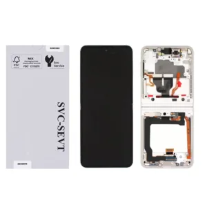 Genuine LCD Screen For Samsung Galaxy Z FLIP 3 (F711) With Frame and  Touchpad - Cream  (GH82-27244C)