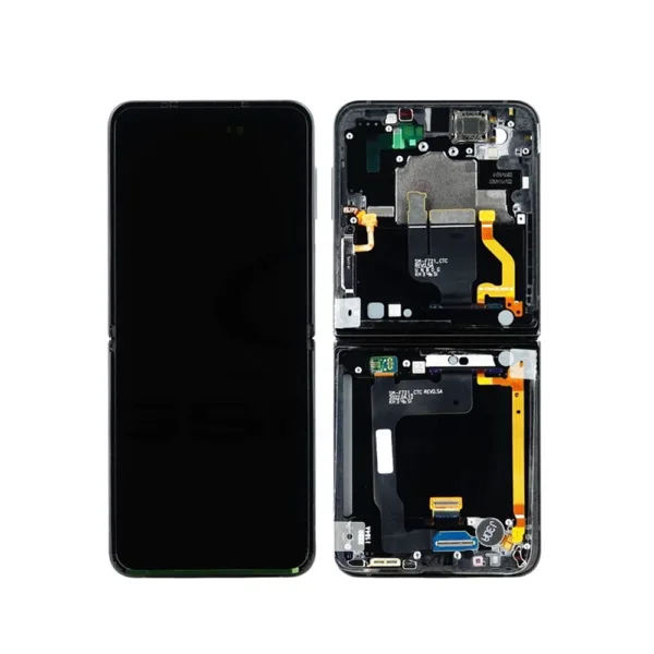 Genuine LCD Screen For Samsung Galaxy Z Flip 4 (F721) With Frame & Touchpad - Black (Pull Out)