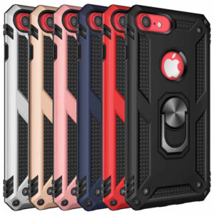 Slim Shockproof Ring Armor Case For iPhone 6 / 7 / 8 Plus