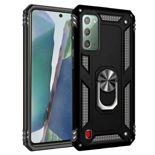 compatible ring armor case for samsung galaxy note 20 Black iShine Trade T/A Boltify Limited
