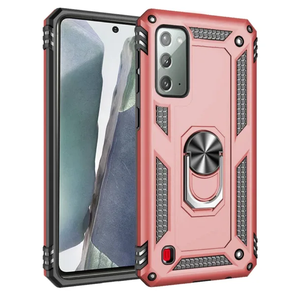 compatible ring armor case for samsung galaxy note 20 Rosegold iShine Trade T/A Boltify Limited