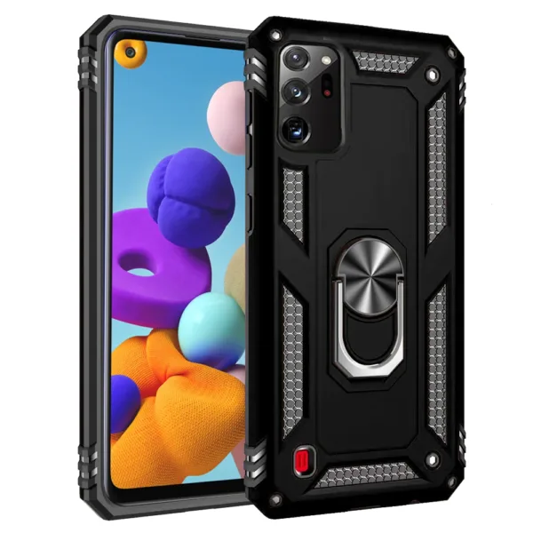 compatible ring armor case for samsung galaxy note 20 ultra Black iShine Trade T/A Boltify Limited