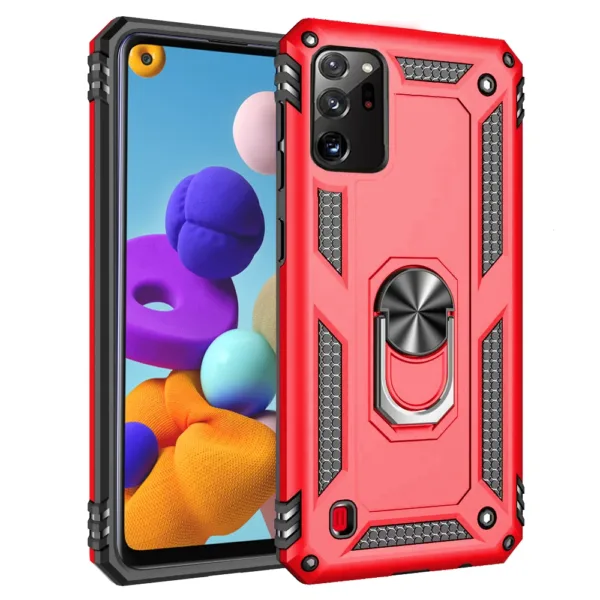 compatible ring armor case for samsung galaxy note 20 ultra Red iShine Trade T/A Boltify Limited