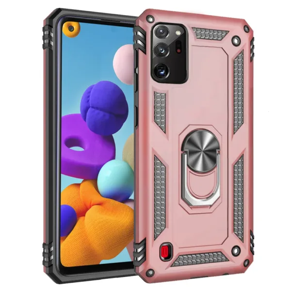 compatible ring armor case for samsung galaxy note 20 ultra Rosegold iShine Trade T/A Boltify Limited
