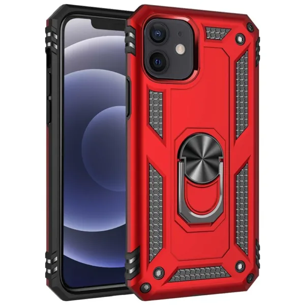 iphone 12 mini Red ring armor case iShine Trade T/A Boltify Limited
