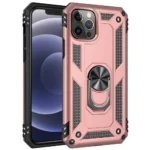 iphone-12-pro-Rose gold ring armor case