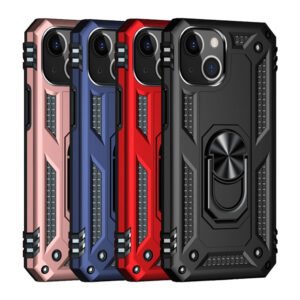 Slim Shockproof Ring Armor Case For iPhone 13