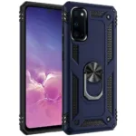 Slim Shockproof Ring Armor Stand Phone Case for Samsung Galaxy S20 - Image 3