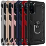 Slim Shockproof Ring Armor Stand Phone Case for Samsung Galaxy S20