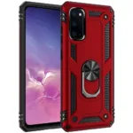 Slim Shockproof Ring Armor Stand Phone Case for Samsung Galaxy S20 - Image 4